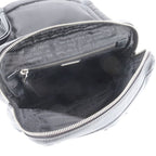 Prada White Tag Triangle Logo Leather Backpack Business — view 6