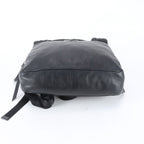 Prada White Tag Triangle Logo Leather Backpack Business — view 4