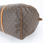 Louis Vuitton Monogram Keepall 55 Leather Boston Bag Tote Travel — view 4