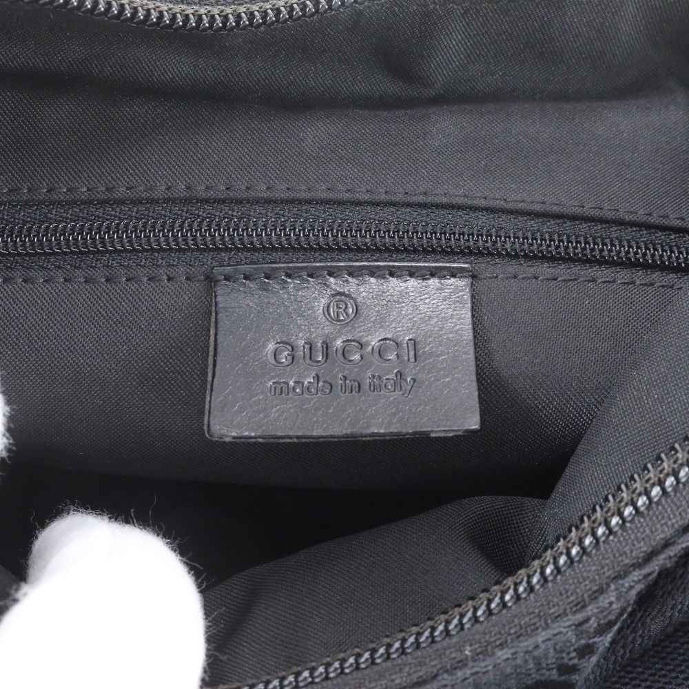 Gucci GG Canvas Leather Shoulder Bag — view 8