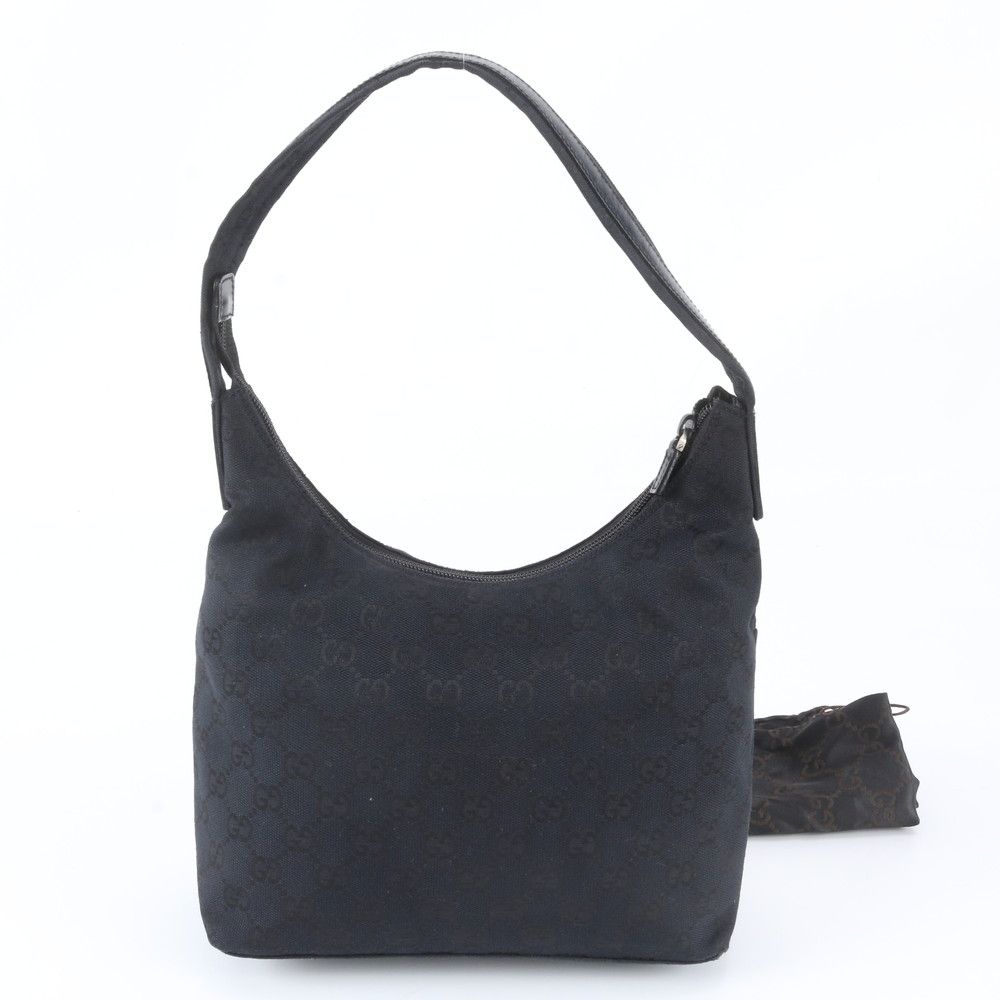 Gucci GG Canvas Leather Shoulder Bag — view 3