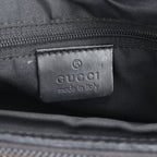 Gucci Bamboo GG Nylon Handbag Tote Black — view 8