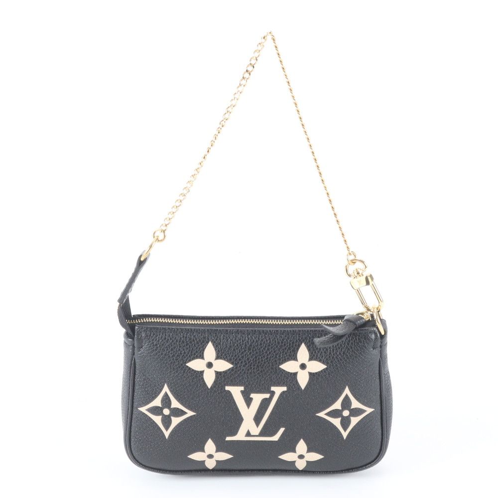 Louis Vuitton Monogram Empreinte Mini Pochette Accessoires Leather Handbag — view 3