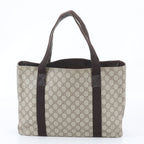 Gucci GG Supreme Leather Tote Bag Shoulder Business Document — view 3