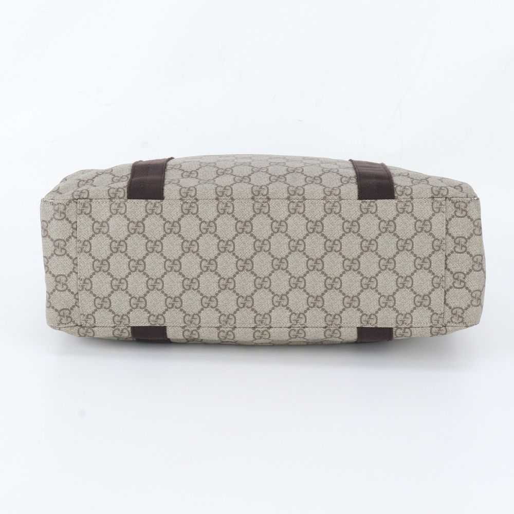 Gucci GG Supreme Leather Tote Bag Shoulder Business Document — view 6
