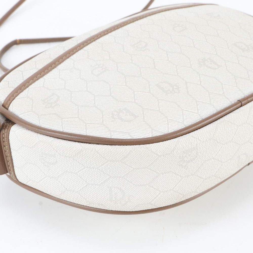 Dior Honeycomb Leather Shoulder Bag Crossbody Hand — view 5