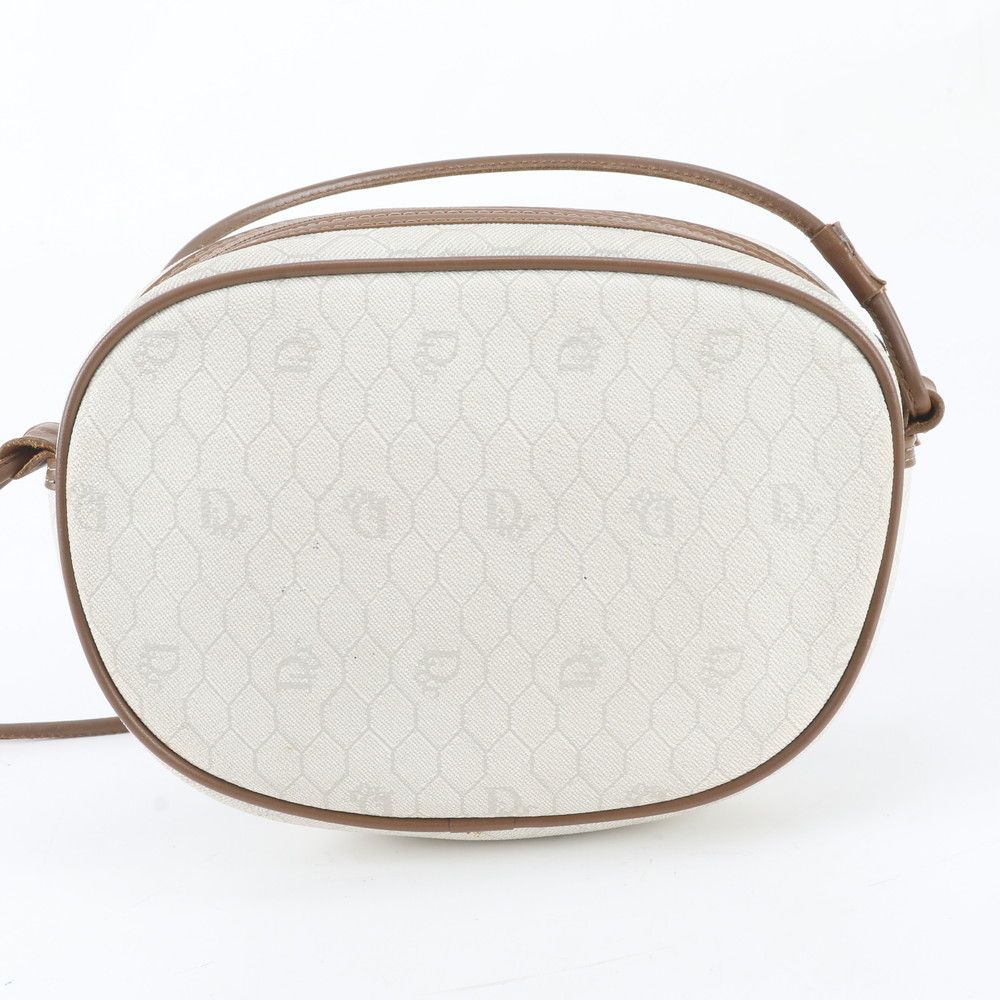 Dior Honeycomb Leather Shoulder Bag Crossbody Hand — view 3