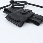 Gucci Leather 2-Way Shoulder Bag Waist Pouch Black — view 4