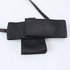 Gucci Leather 2-Way Shoulder Bag Waist Pouch Black — view 3