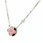 Louis Vuitton Sunblossom Pendant Pink Pearl Diamond Necklace