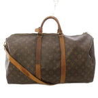 Louis Vuitton Keepall Bandouliere 50 Monogram Boston Bag Brown TK