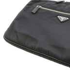 Prada Nylon Laptop Case Clutch PC Black TK — view 6