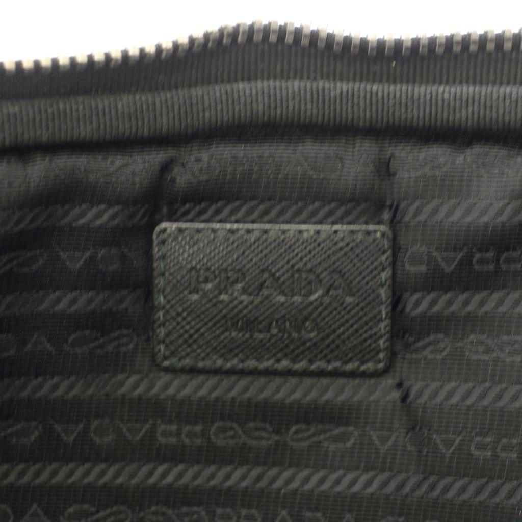 Prada Nylon Laptop Case Clutch PC Black TK — view 8