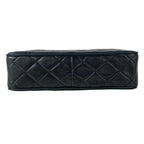 Chanel Shoulder Bag Quilted Black Chain Gold Tassel Bijou Lambskin — view 5