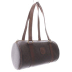 Celine Vintage Handbag Macadam Drum Shape Brown — view 5