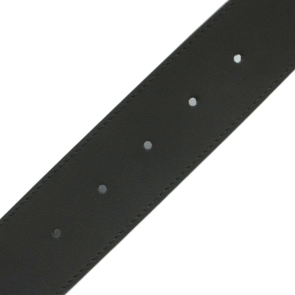 Gucci Pearl Double G Wide Belt Leather 80/32 Black OH — view 6