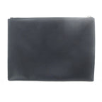 Saint Laurent Paris Clutch Leather Logo Black — view 2