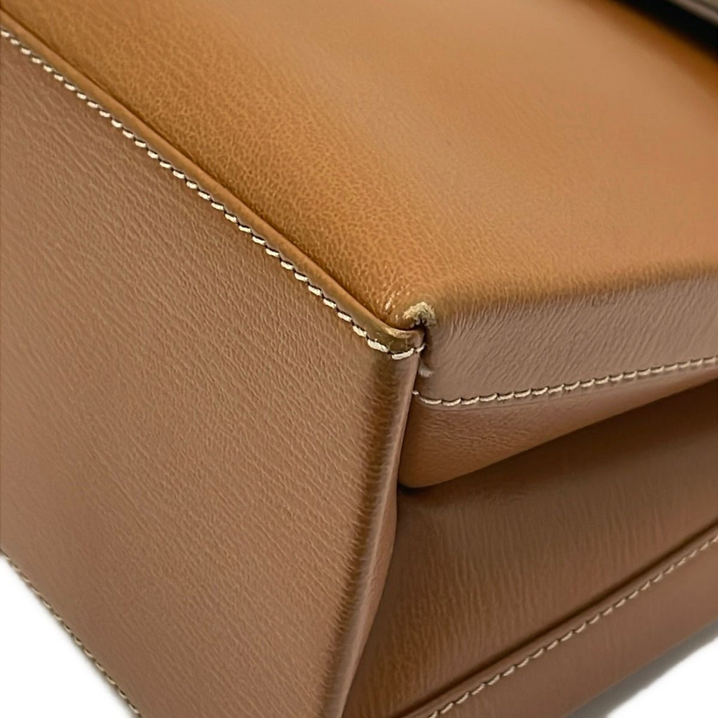 Loewe Handbag Velazquez Brown Dark Leather — view 6
