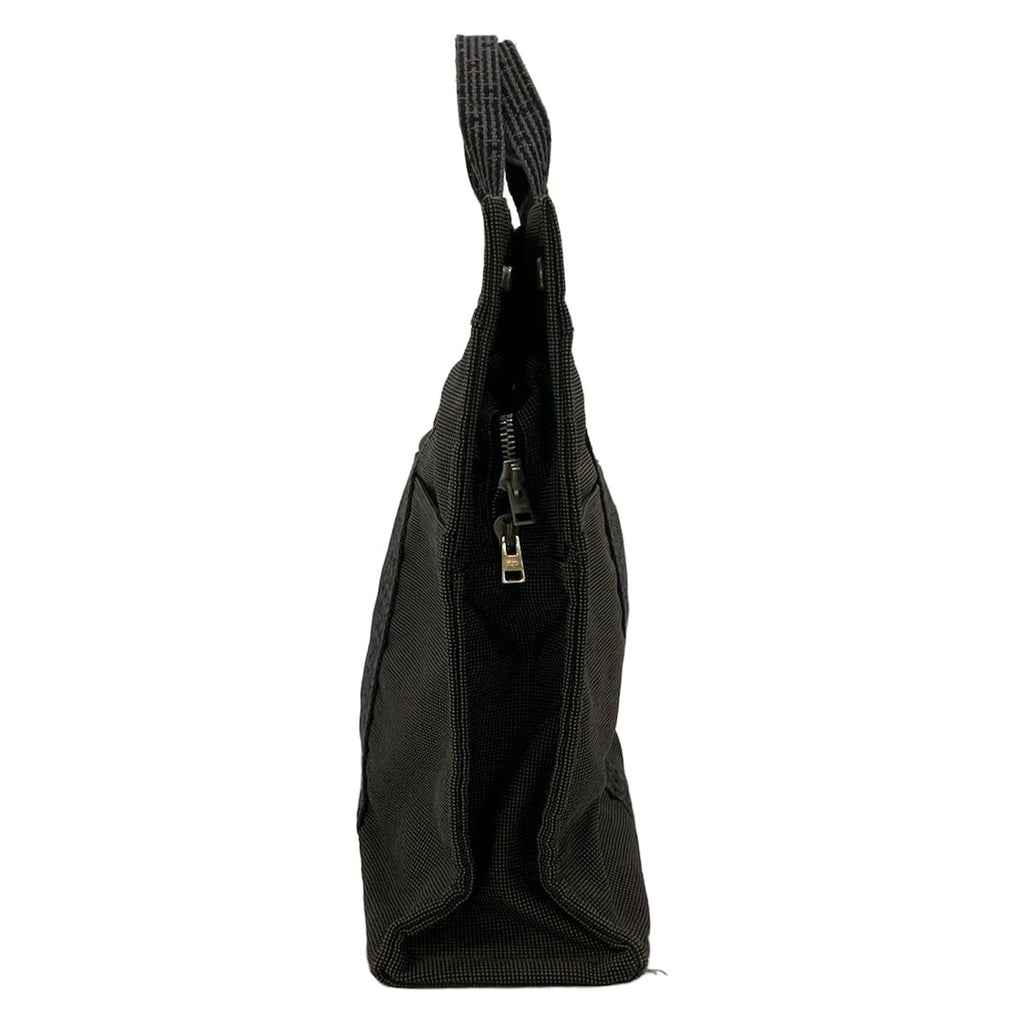 Hermes Tote Bag Her Line MM Dark Gray Black Previous Model — view 4