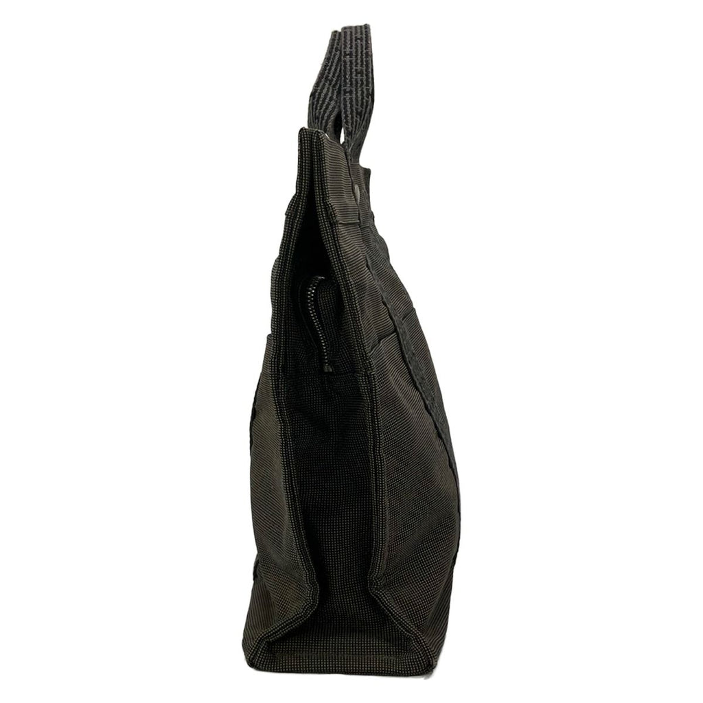 Hermes Tote Bag Her Line MM Dark Gray Black Previous Model — view 2