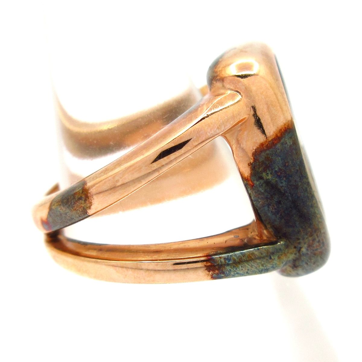 Hermes Ring 50 Corozo Gold Ivory Brown — view 2