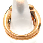 Hermes Ring 50 Corozo Gold Ivory Brown — view 3
