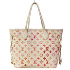 Louis Vuitton Tote Bag Monogram Empreinte Neverfull MM Sunrise Aquarelle Leather — view 3
