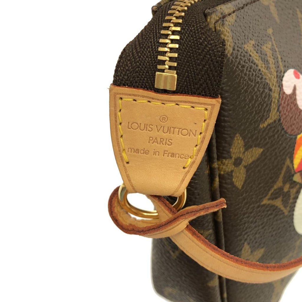 Louis Vuitton Vintage Monogram Panda Pochette Accessoires Pouch — view 4
