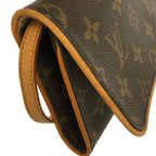 Louis Vuitton Vintage Monogram Pochette Twin GM Shoulder Bag — view 5