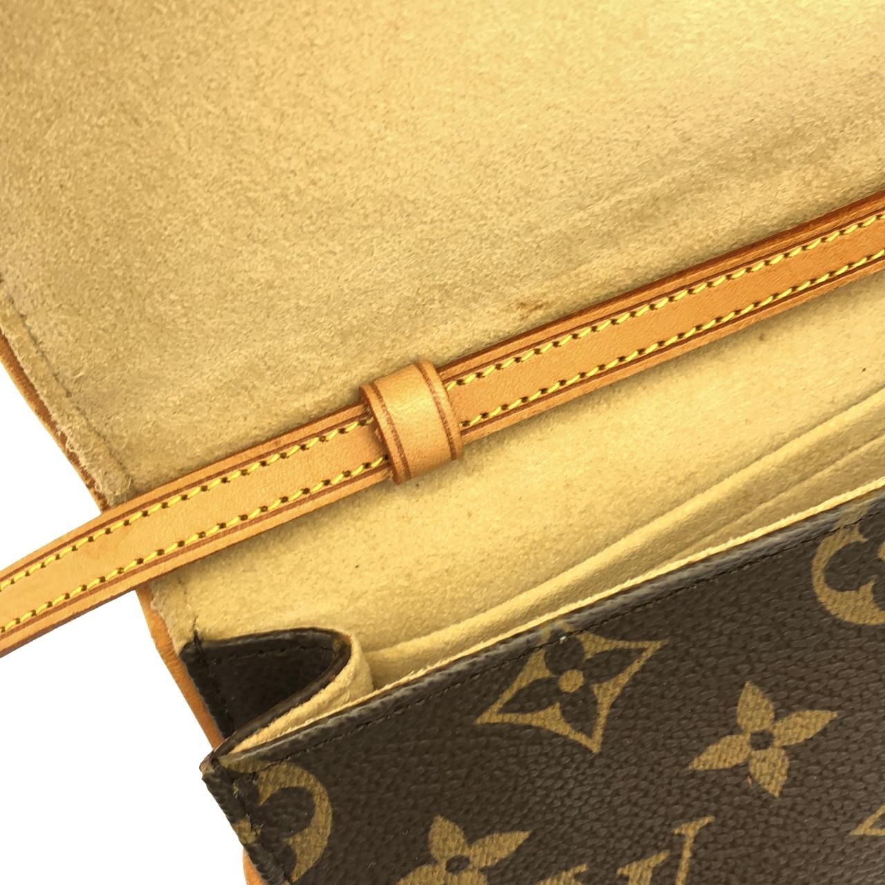 Louis Vuitton Vintage Monogram Pochette Twin GM Shoulder Bag — view 8
