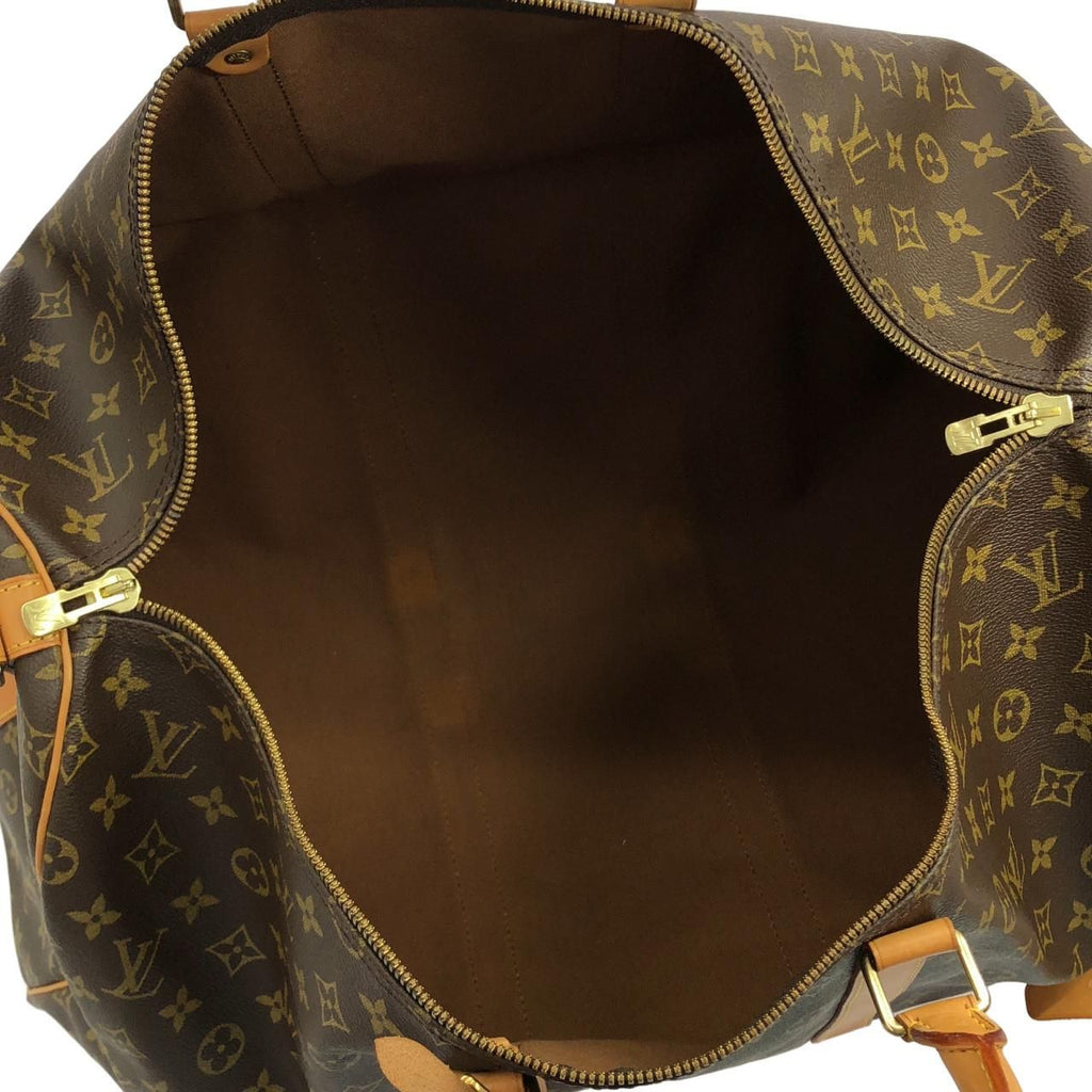 Louis Vuitton Vintage Monogram Keepall Bandouliere 55 Boston Bag — view 8