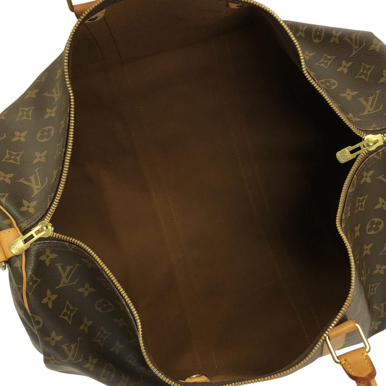 Louis Vuitton Vintage Monogram Keepall Bandouliere 55 Boston Bag — view 7