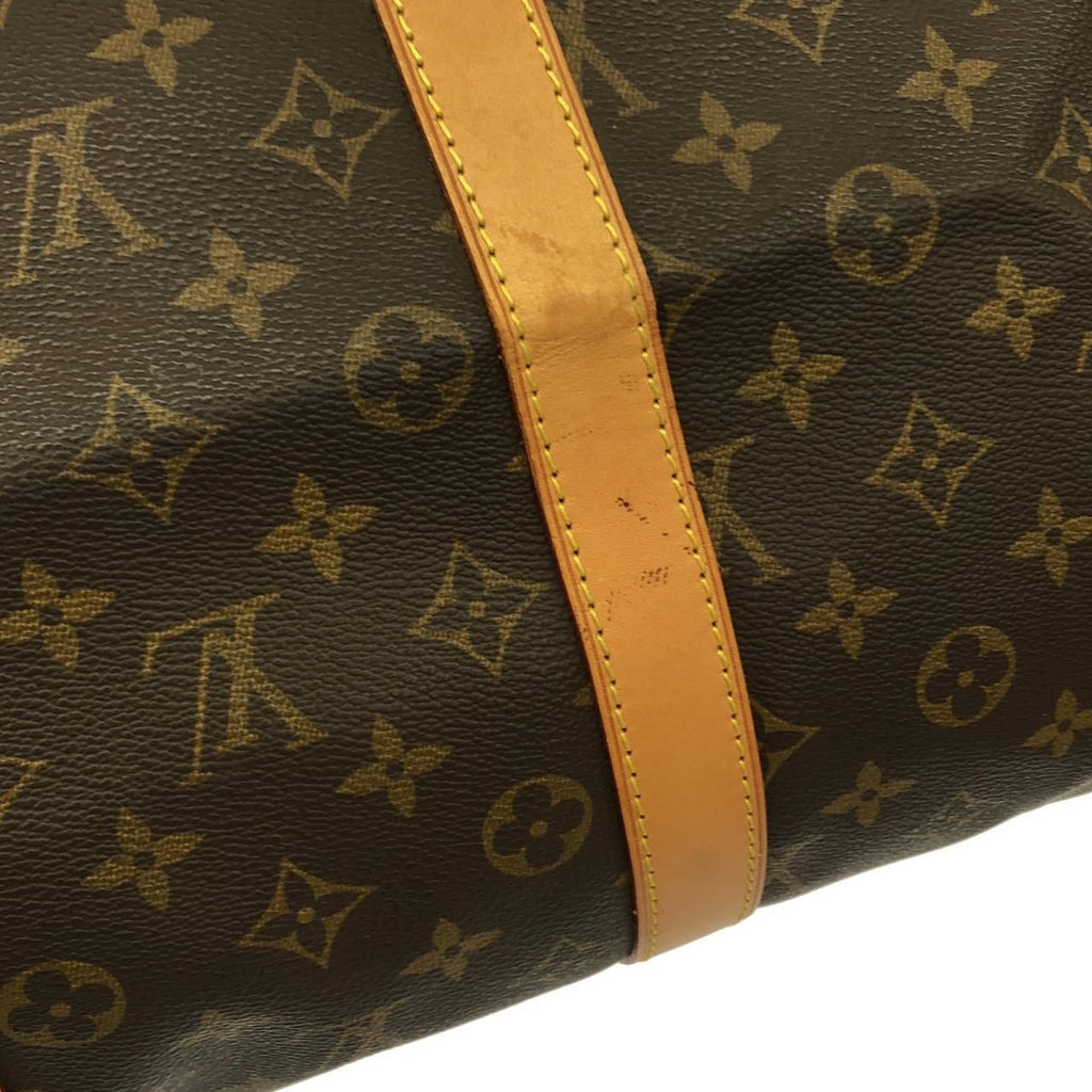 Louis Vuitton Vintage Monogram Keepall Bandouliere 55 Boston Bag — view 4