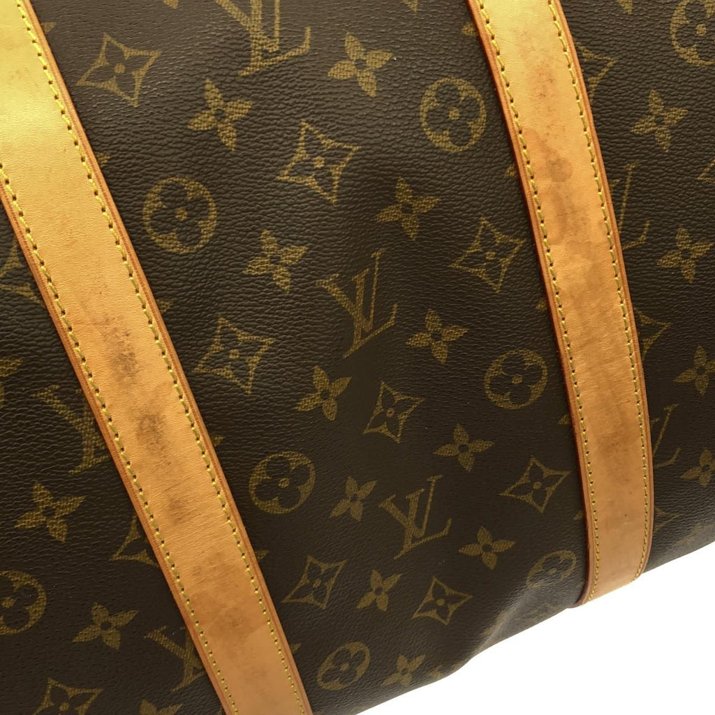 Louis Vuitton Vintage Monogram Keepall Bandouliere 55 Boston Bag — view 3