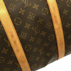 Louis Vuitton Vintage Monogram Keepall Bandouliere 55 Boston Bag — view 3