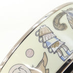 Hermes Bangle Bracelet Silver — view 3