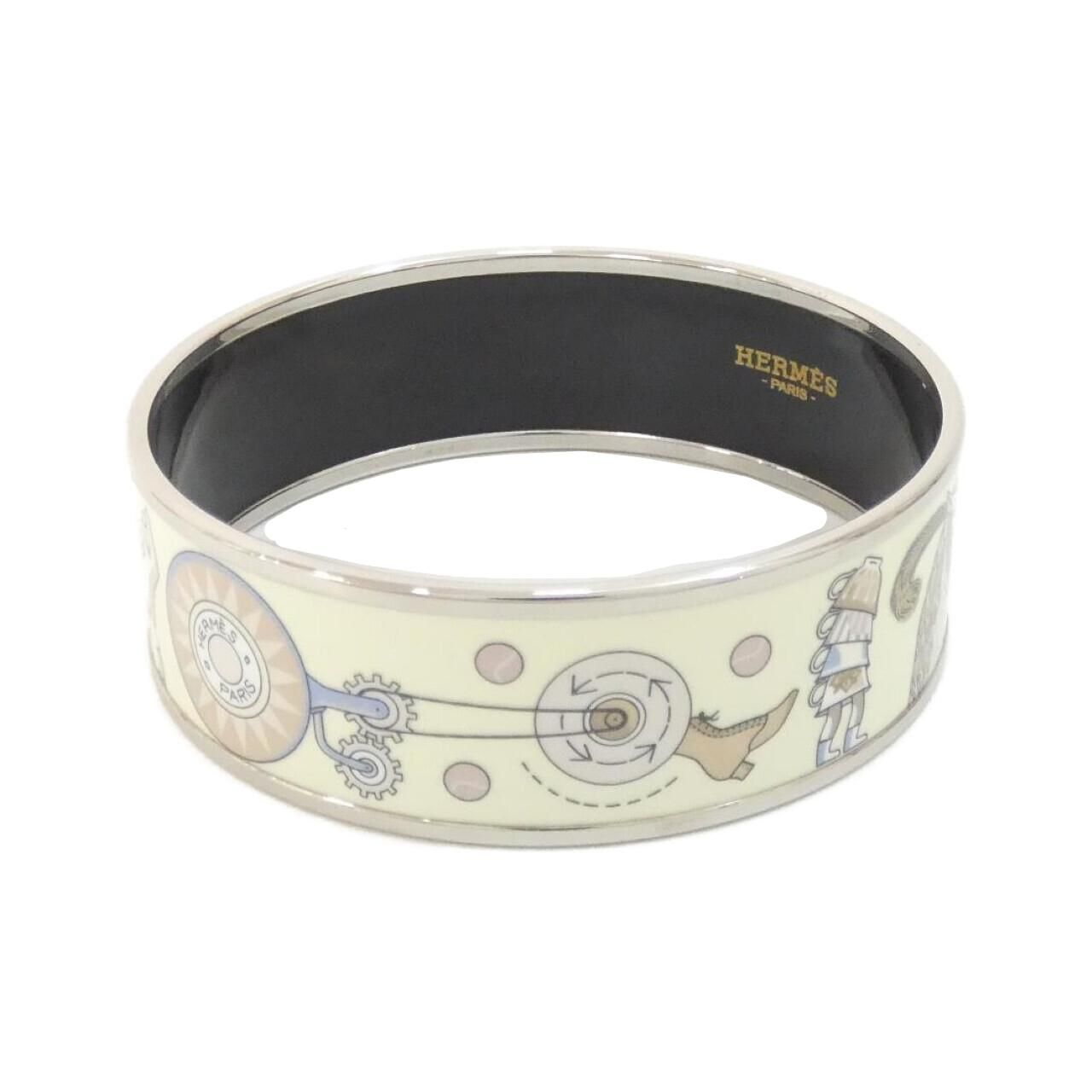 Hermes Bangle Bracelet Silver