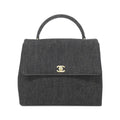Chanel Vintage Bag Handbag Black