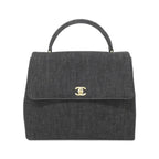 Chanel Vintage Bag Handbag Black