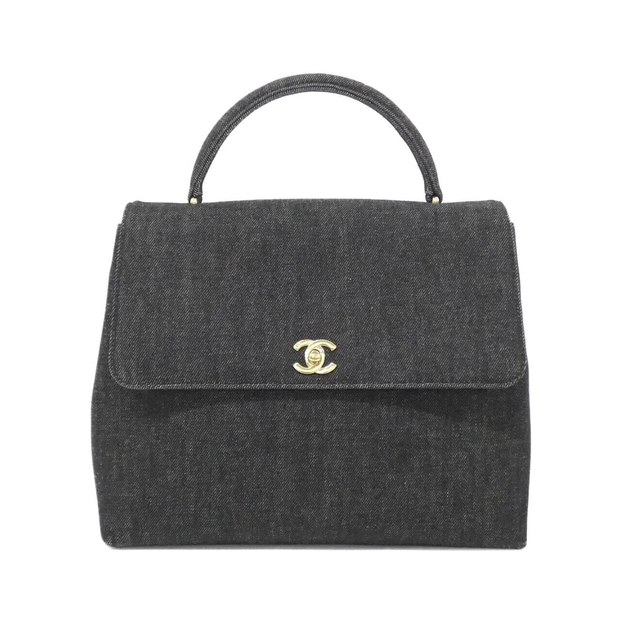 Chanel Vintage Bag Handbag Black