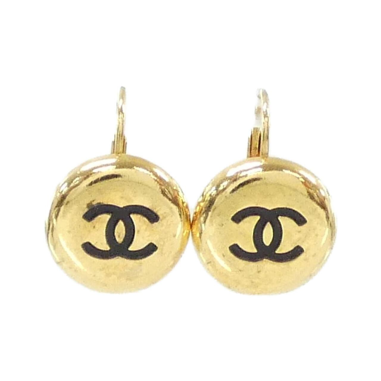 Chanel Vintage Earrings Gold