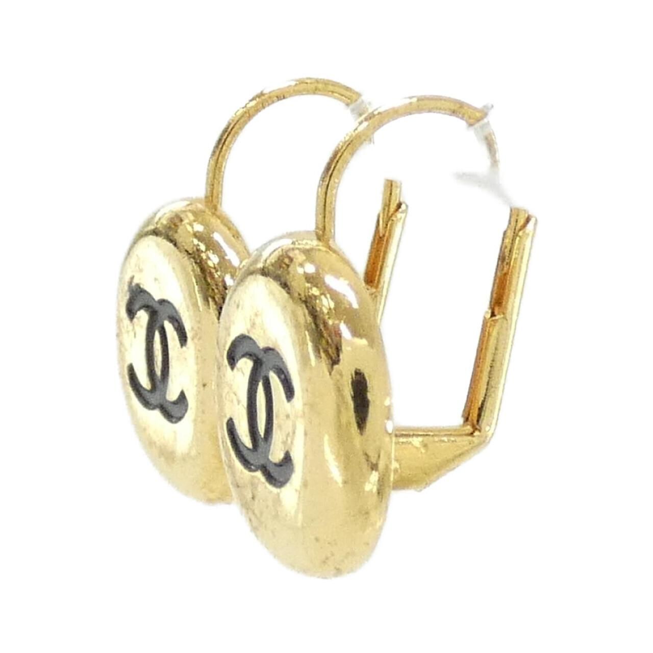 Chanel Vintage Earrings Gold — view 2
