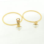 Chanel Vintage Earrings Gold — view 5