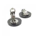 Chanel Vintage Earrings Silver — view 7