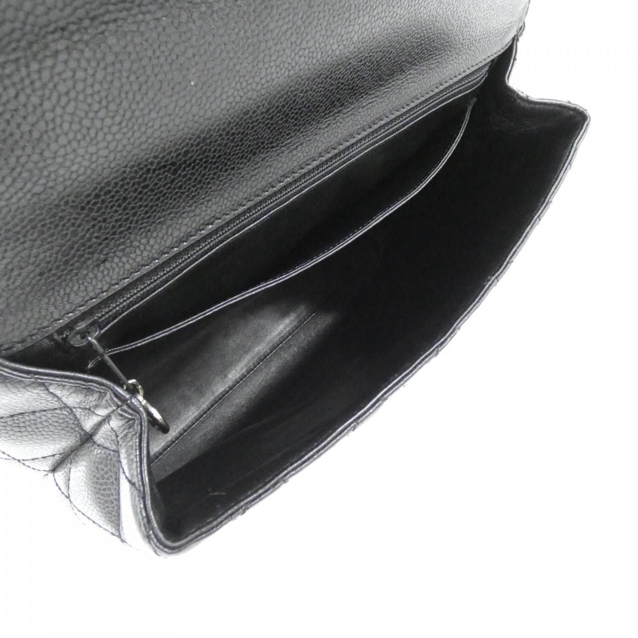 Chanel Vintage Bag Handbag Black — view 8