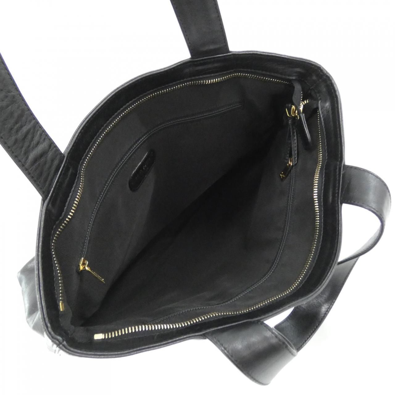 Chanel Vintage Bag Handbag Black — view 8