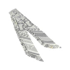 Hermes Eperon D'or Bandana Twilly Frill Scarf