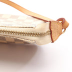 Louis Vuitton Handbag Pochette Accessoires Damier Azur Leather — view 7