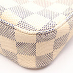 Louis Vuitton Handbag Pochette Accessoires Damier Azur Leather — view 6