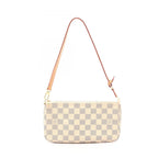 Louis Vuitton Handbag Pochette Accessoires Damier Azur Leather